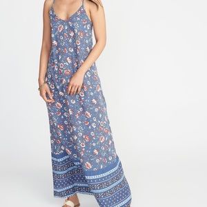 Old Navy BLUE Floral Summer Dress